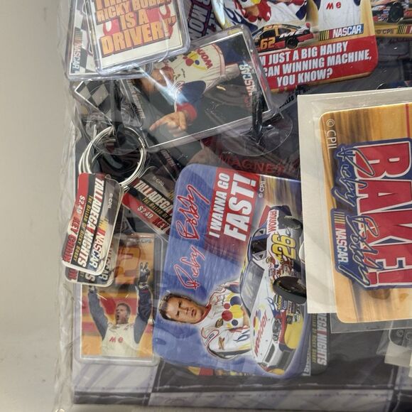 NOS Talladega Nights Air Freshener Counter Display Magnets Buttons Display Kit - Picture 14 of 15